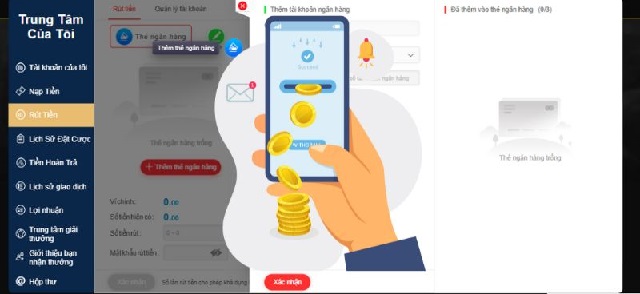 Thủ tục rút tiền tại cổng game đã được rút ngắn tối đa cho khách chơi