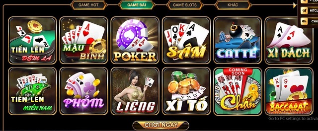 Trải nghiệm thế giới game bài đổi thưởng siêu hấp dẫn tại Hit Club