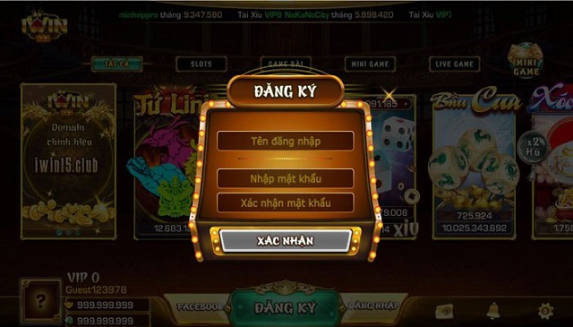 Đăng ký IWIN đơn giản chỉ với 3 bước thực hiện là xong